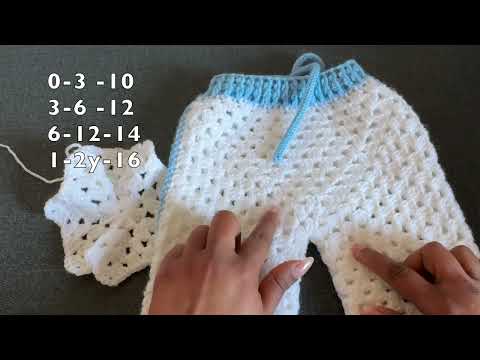 Easy Crochet Pant/Craft & Crochet pants 2324