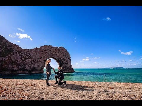 Durdledoor In Dorset Proposal Photographs With Charlotte & Rav