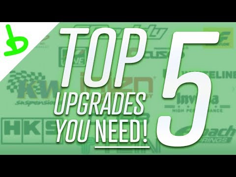 Top 5 upgrades your car NEEDS | Boomba Racing