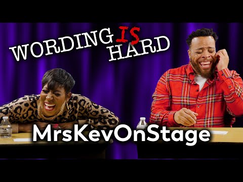 MrsKevOnStage VS Tahir Moore - WORDING IS HARD