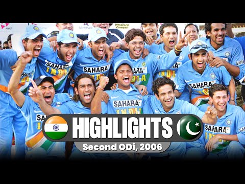 India vs Pakistan 2nd ODi 2006 | Full Match Highlights 