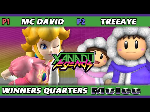 Xanadu Legends Winners Quarters - MC David (Peach) Vs. Treeaye (Ice Climbers) Smash Melee - SSBM
