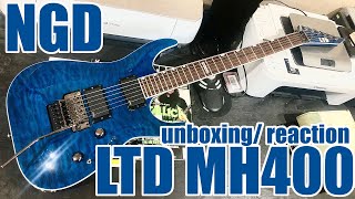 Video thumbnail for LTD MH400 unboxing, reaction - NGD by GuitarGuts