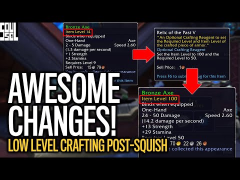 CRAZY Gearing Possibilities in Shadowlands Professions! Relic of the Past Explained