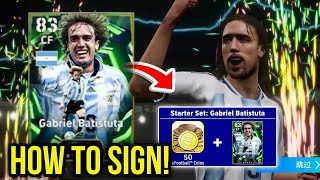 Download lagu How To Sign Gabriel Batistuta 103 CF in eFootball 2026! 🔥 mp3