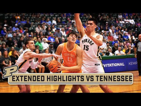 Tennessee vs. Purdue | Extended Highlights | Big Ten Men's Basketball | Nov. 21, 2023
