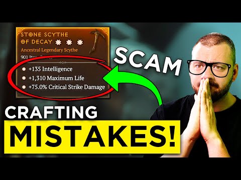 SEVEN Crafting Mistakes to AVOID - Greater Affix Scam - Diablo 4 Guides