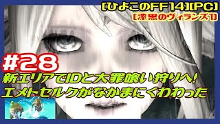 #28 [実況] ホルミンスター後から 新エリアでIDと大罪喰い狩りへ！エメトセルクがなかまにくわわった [漆黒のヴィランズ１][ひよこのFF14][PC][第309回][つよくてニューゲーム]