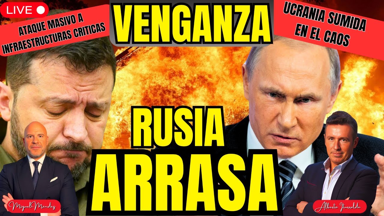 ÚLTIMA HORA I PÁNICO EN UCRANIA: RUSIA ARRASA UCRANIA Y PROVOCA EL CAOS. LA VENGANZA DE PUTIN.
