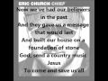 Eric Church- Country Music Jesus with Lyrics