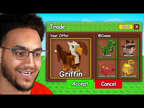 Trading Griffin For 24 Hours in Grow a Garden!