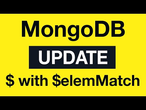 MongoDB Update Queries 22 Positional Operator with elemMatch