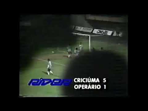 Criciúma 5 x 1 Operário PR - Série B 1991