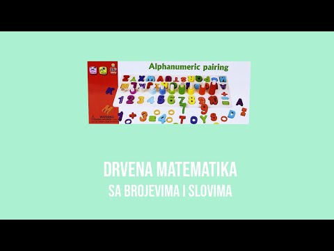 Drvena Matematika - Edukativa igračka za decu