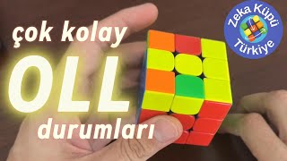 ALGORİTMASIZ-İleri  seviye son katman için kolay bir başlangıç.12 Kolay OLL durumu