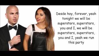 Pitbull ft. Becky G -  Superstar (lyrics)