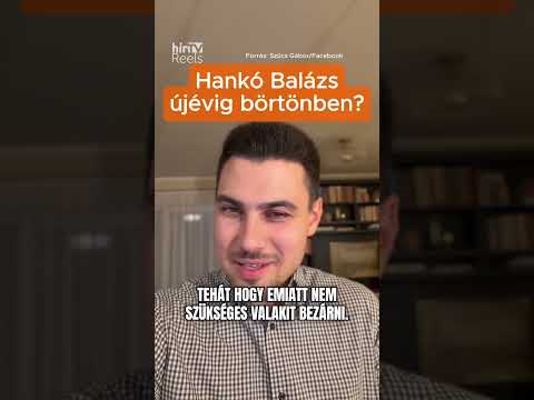 Szűcs Gábor: 😡 Ezekre hivatkozva tartanák bent még hónapokig Hankó Balázst!