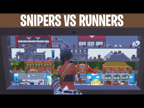 SNIPER vs RUNNERS in een LAPTOP! - Fortnite Creative Mini-game (Nederlands) Video