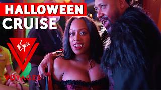 Virgin Voyages Halloween Party | Adults-Only Vibes | Virgin Voyages Nightlife 4K