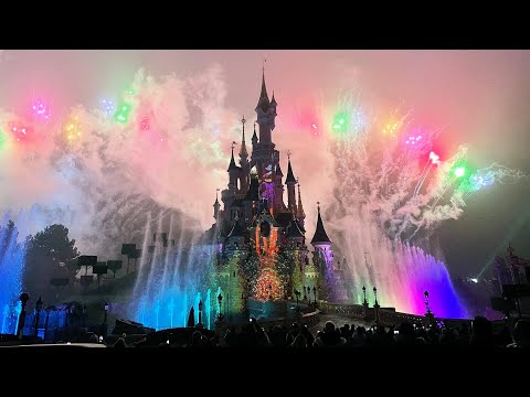Disney "Illuminations" Fireworks Finale - Disneyland Paris Preview Ahead of Official Return 2021