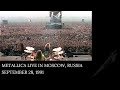 Metallica - Live - Moscow - 1991 [Full Concert ...