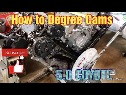 Coyote 5.0 Cam Degree How To with DIY tool vs. Comp Cams Degree kit