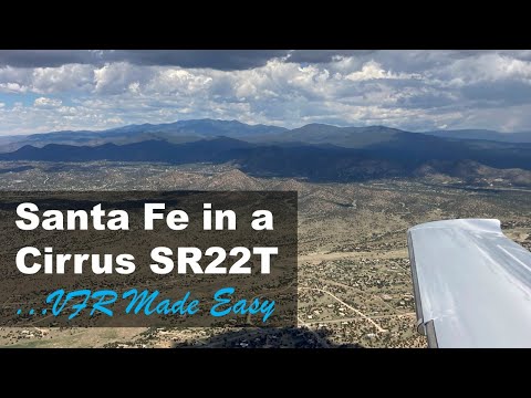 VFR Made Easy! How to Fly a Cirrus SR22T from Santa Fe, NM (KSAF) to San Antonio, TX (5C1)