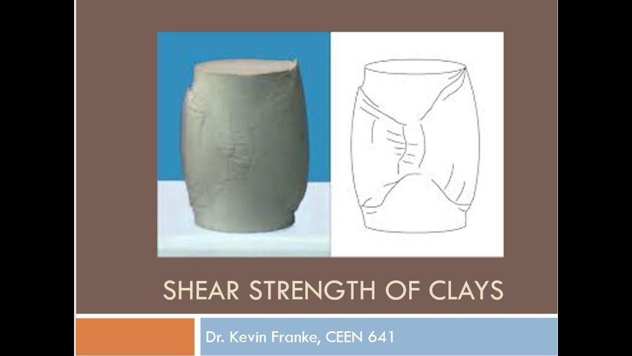 CEEN 641 - Lecture 14 - Shear Strength of Clays