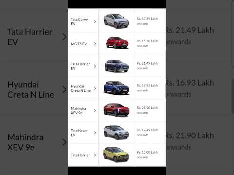 Electric Cars Under 20 Lakhs | Hyundai Tata Mahindra MG EV Cars #cars #car #hyundai #tata #mahindra