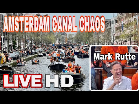 🔴 LIVE: KING'S DAY ADAM 2023 | AMSTERDAM CANAL PARTY | KONINGSDAG 2023