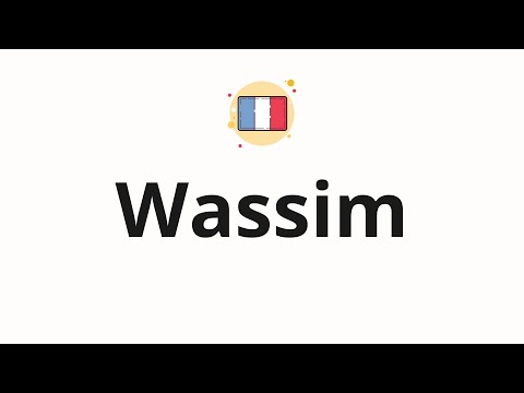 How to pronounce Wassim