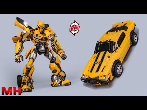 Robot to car transformation！Wanjuzai Toys W-01 HXZ Transformers Rise of the Beasts DLX Bumblebee