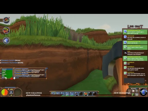 Watch me build and explore on a beta sandbox game, Eco!