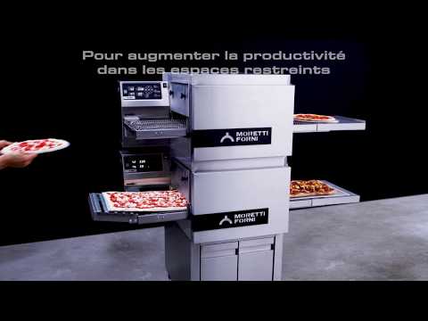 Video Four  pizza convoyeur lectrique tapis 40cm MORETTI FORNI