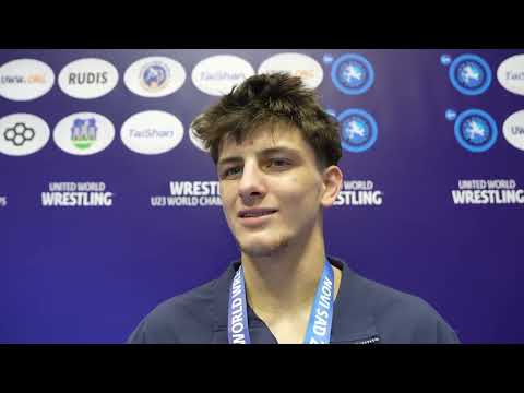 Jax Forrest wins 61 kg MFS gold medal at 2025 U23 Worlds