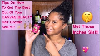 How To REALLY Grow Your Hair With Canvas Beauty Hair Growth Serum