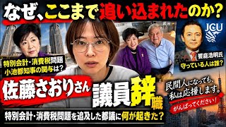 【さとうさおりさん辞職】なぜここまで追い込まれたのか？特別会計・消費税問題を追及した都議に何が起きた？そしてダレが、、、