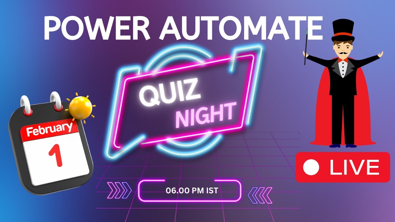 Power Automate - Live Quiz - Learn & Enjoy
