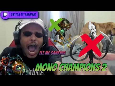 BUERINHO REAGINDO A COMO OS MONO CHAMPIONS REALMENTE JOGAM LEAGUE OF LEGENDS #2 - BRONZIOCRE