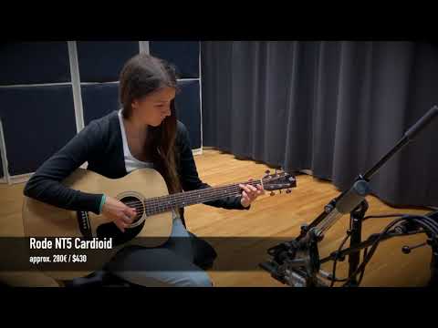 SE ELECTRONICS SE8 vs RODE NT5 vs OKTAVA MK012 vs STUDIO PROJECTS C4 - Acoustic Guitar Mic Shoot Out