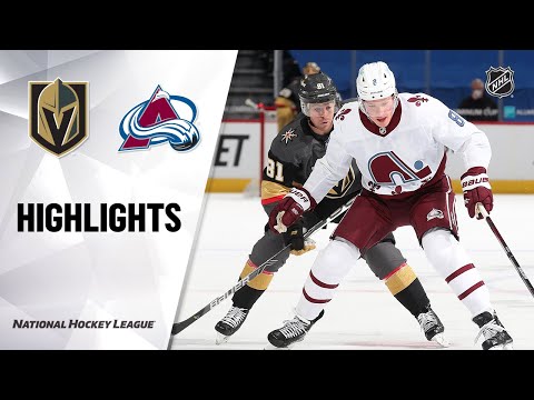 Golden Knights @ Avalanche | NHL Highlights