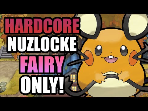 Pokémon X Hardcore Nuzlocke - Fairy Type Pokémon Only! (No items, No overleveling)
