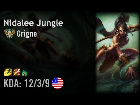 Nidalee Jungle vs Evelynn - Grigne - NA Challenger Patch 6.13