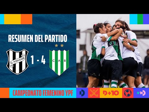 El Porvenir 1 - 4 Banfield | RESUMEN | Fecha 9 | Campeonato Femenino YPF 2023 | #FUTBOLenDEPORTV