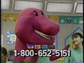1993 Barney Friends Home Video Collection TV Commercial