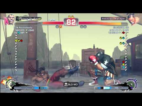 SSF4 AE 2012: ETN Rocksteady (Balrog) vs GarSEEYA 00 (Deejay) - Xbox Live High Endless Match