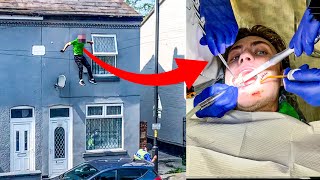 I fell off my roof...