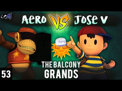 PM @ the Balcony 53 - Grands ft. Aero (Diddy Kong) vs Jose V (Ness)