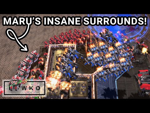 StarCraft 2: Maru's AMAZING SURROUNDS vs Spirit!