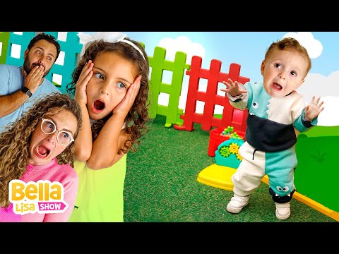 O Bebê quer Aprender Andar - Música Infantil por Bella e Lucca Lisa Show